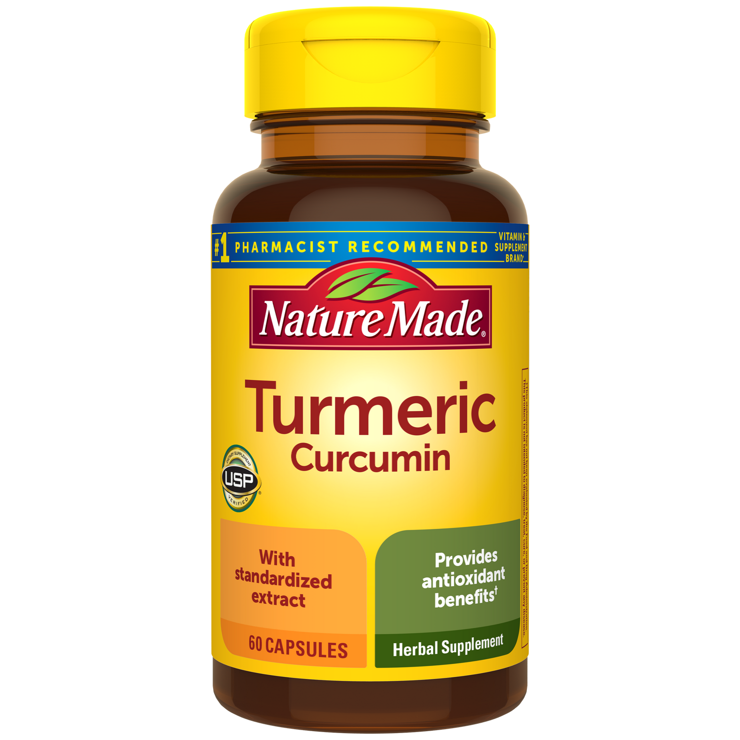 500 mg Turmeric Curcumin Capsules | 60