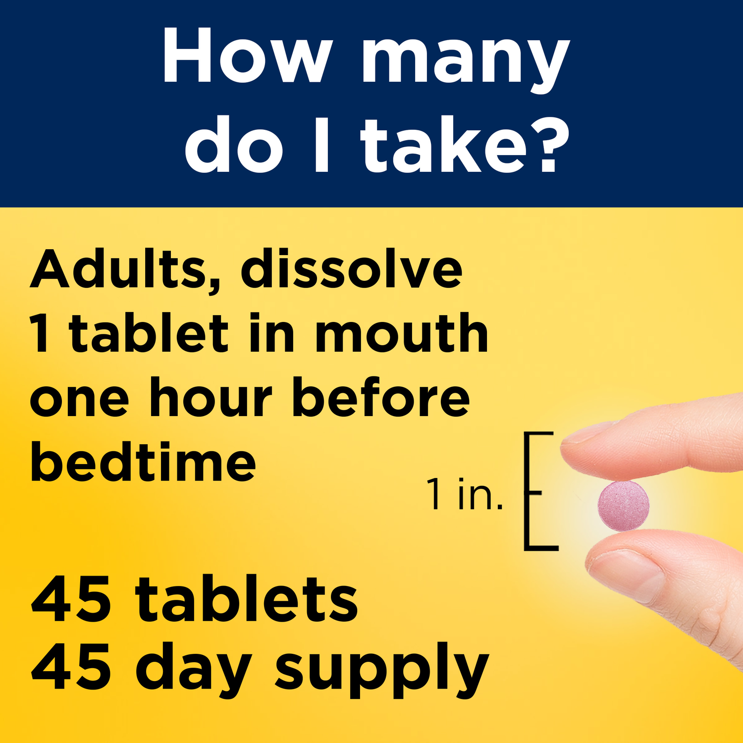 Fast Dissolve Melatonin Maximum Strength‡ 10 mg Tablets | 