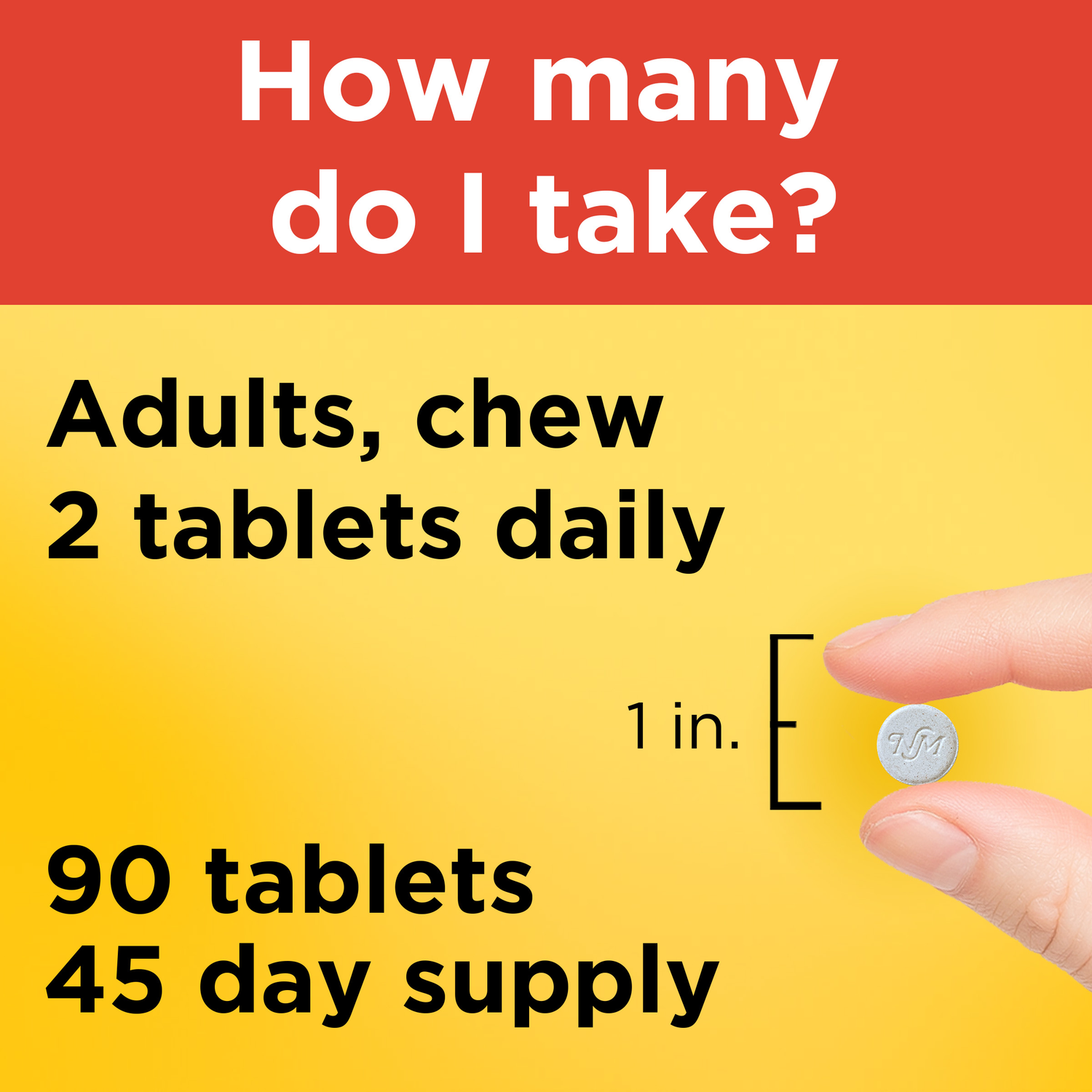 Vitamin C Extra Strength Dosage 1000 mg Chewables | 