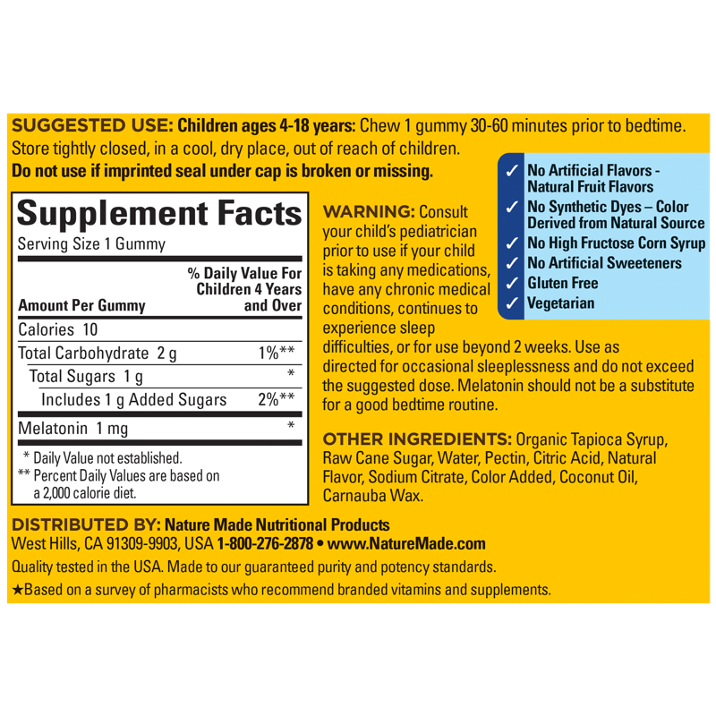 Kids First® Sleep Gummies | 