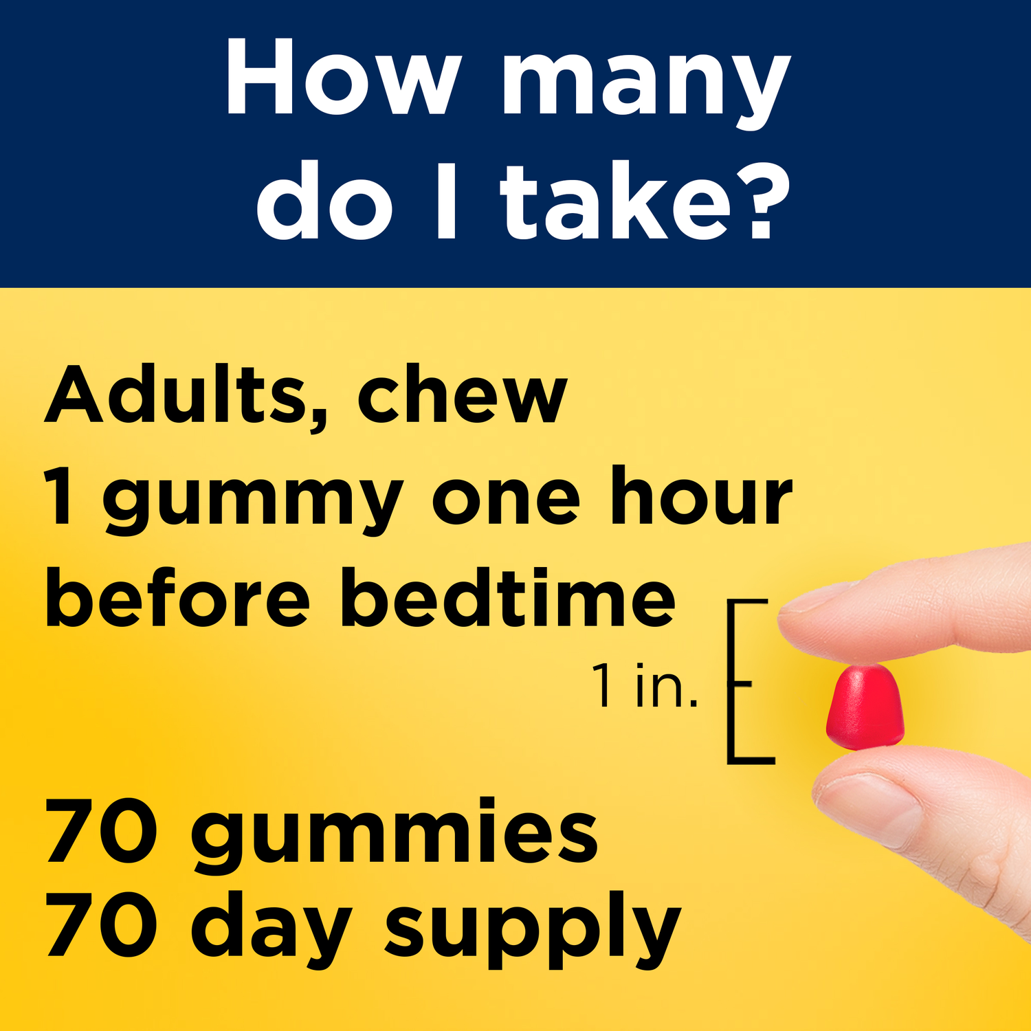5 mg Melatonin Extra Strength Gummies | 70